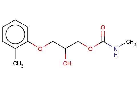 CARBAMIC ACID, METHYL-, 2-HYDROXY-3-(O-TOLYLOXY)PROPYL ESTER